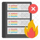 Burn Database Burn Server Burn Hosting Icon