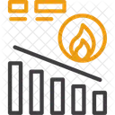 Burn down chart  Icon