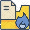 Burn File Folder Burn File Icon