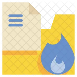 Burn File Folder  Icon