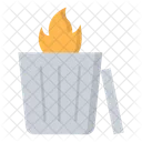 Burn Garbage Icon