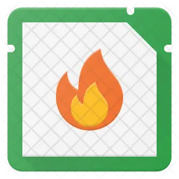 Burn Microchip  Icon