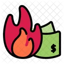 Burn Money Icon