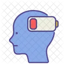 Burn Out Mental Health Disorder Icon