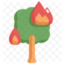 Burn Tree  Icon