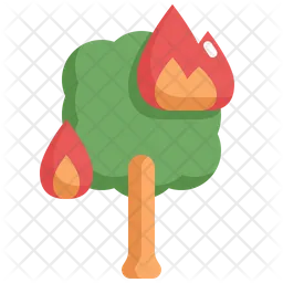 Burn Tree  Icon