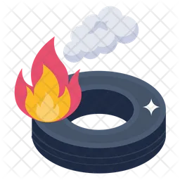 Burn Tyre  Icon
