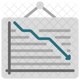 Burndown Chart  Icon