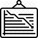 Burndown-Diagramm  Icon