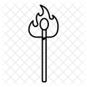 Burned Match  Icon