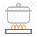 Burner Cooking Pot Icon