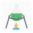 Flask Burner Experiment Icon