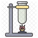 Testtube Burner Tubestand Icon