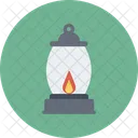 Burner Lamp Research Icon