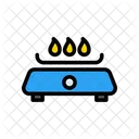 Burner Flame Cooking Icon