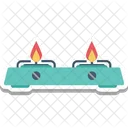 Burner Gas Stove Kitchen Icon