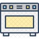 Burner Oven Cooking Range Gas Stove Icon