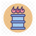 Burning Barrel  Icon