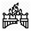 Burning Bridge  Icon