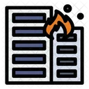 Burning Building  Icon