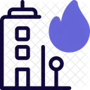 Burning Building  Icon
