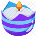 Burning candle  Icon