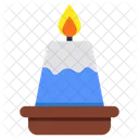 Burning candle  Icon