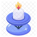 Flame Candle Burning Icon