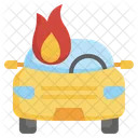 Burning Car Icon