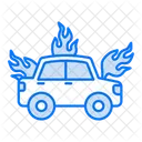 Burning car  Icon