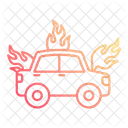 Burning car  Icon