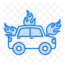 Burning car  Icon