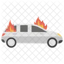 Burning Car  Icon