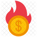 Burning Debt Burning Debts Icon