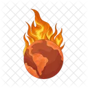 Burning earth  Icon