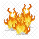 Burning fire  Icon