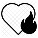 Burning Heart Icon