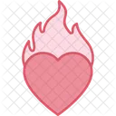 Burning Heart Icône