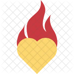 Burning Heart  Icon