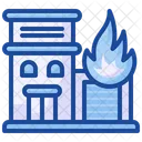 Burning Home House Fire Fire Icon