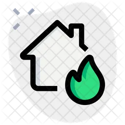 Burning Home  Icon