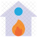 Burning House House Fire Fire Icon