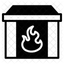 Burning House House Fire Fire Icon