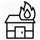 Burning House Icon