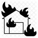 Burning House House Fire Fire Icon