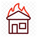 Burning House House Fire Fire Icon