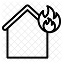 Burning House Icon