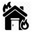 Burning House Fire House Icon