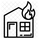 Burning House Icon