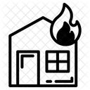 Burning House Icon